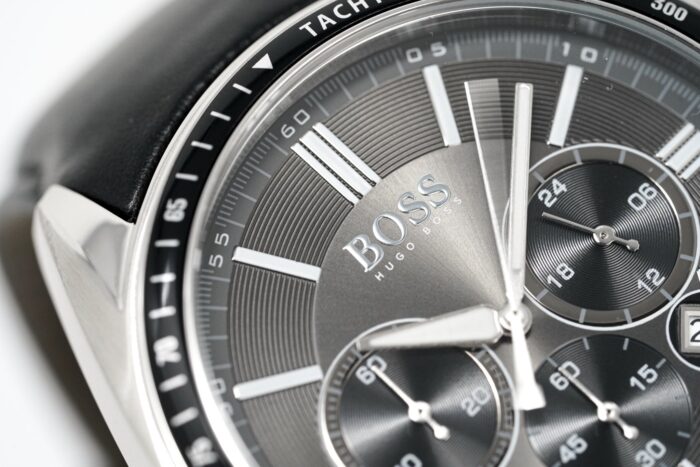 Hugo Boss Men's Watch Chronograph Black Driver Leather - HB1513085 - Image 7